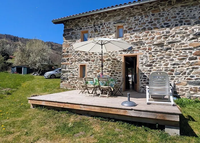 Charmante Maison Dans Les Gorges De La Loire Avec Terrasses Et Poele A Bois - Fr-1-582-319 Σπίτι διακοπών Retournac