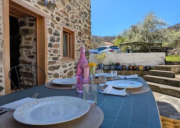 Σπίτι διακοπών Charmante Maison Dans Les Gorges De La Loire Avec Terrasses Et Poele A Bois - Fr-1-582-319