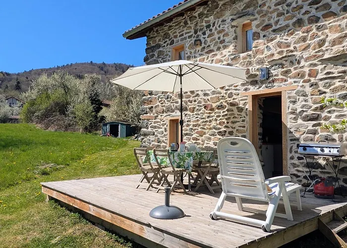 Charmante Maison Dans Les Gorges De La Loire Avec Terrasses Et Poele A Bois - Fr-1-582-319 * Retournac