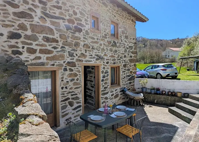 Charmante Maison Dans Les Gorges De La Loire Avec Terrasses Et Poele A Bois - Fr-1-582-319